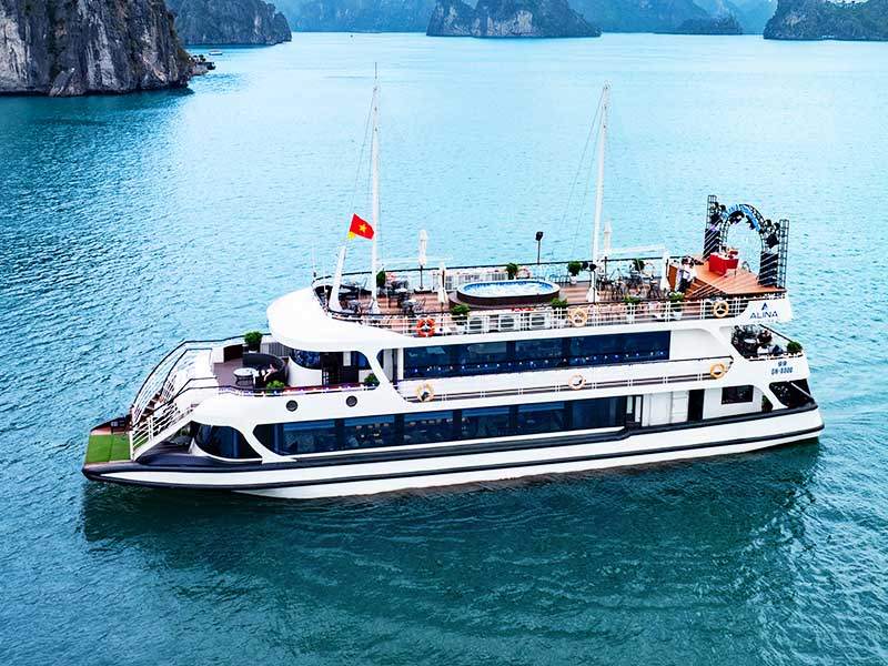 Alina Cruise - Halong Bay Day Cruise (6-Hour Cruise)