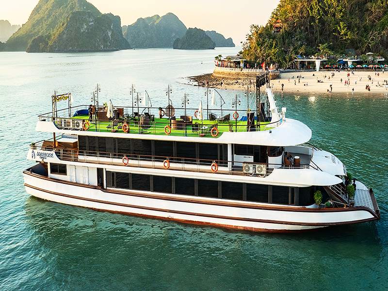 Ambrose Cruise - Halong Bay Day Cruise (6-Hour Cruise)