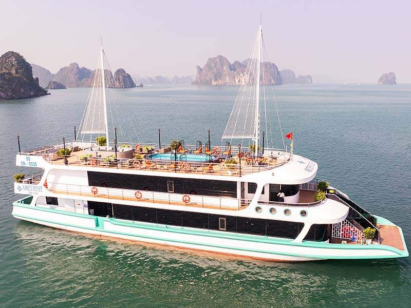 Amethyst Cruise - Halong Bay Day Cruise (7,5-Hour Cruise)