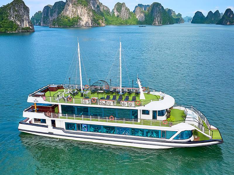Halong Heritage Luxury Cruise - Halong Bay Day Cruise (6-Hour Cruise)