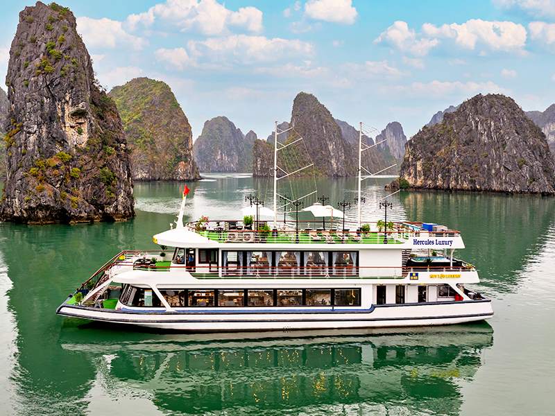 Hercules Luxury Cruise - Halong Bay Day Cruise (6-Hour Cruise)