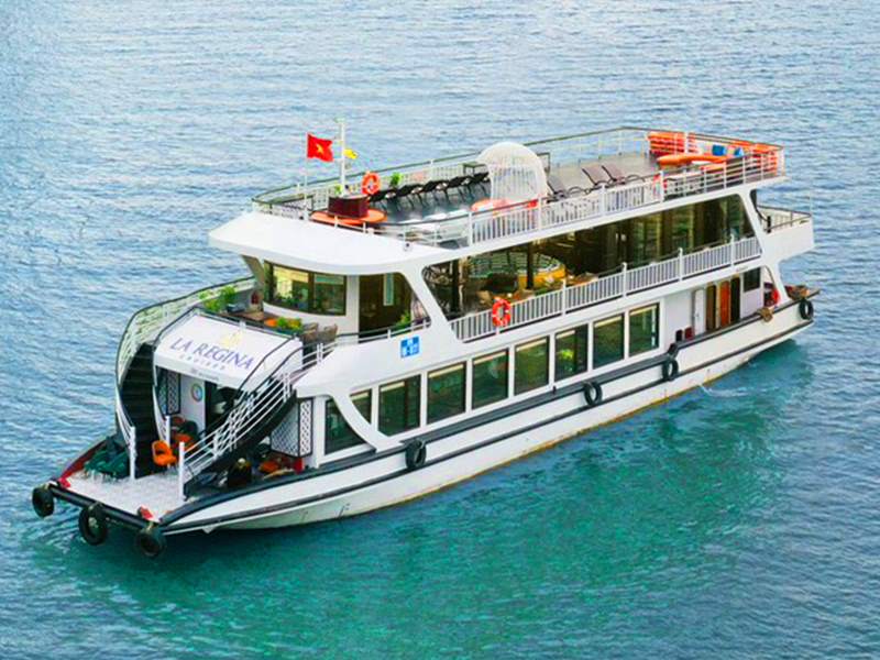 La Regina Cruise - Halong Bay Day Tour - Sung Sot Cave - Titop Island (8-Hour Cruise)