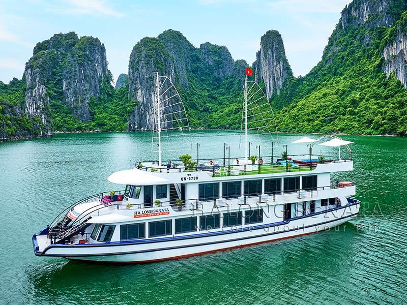 Sonata Cruise - Halong Bay Day Cruise (6-Hour Cruise)