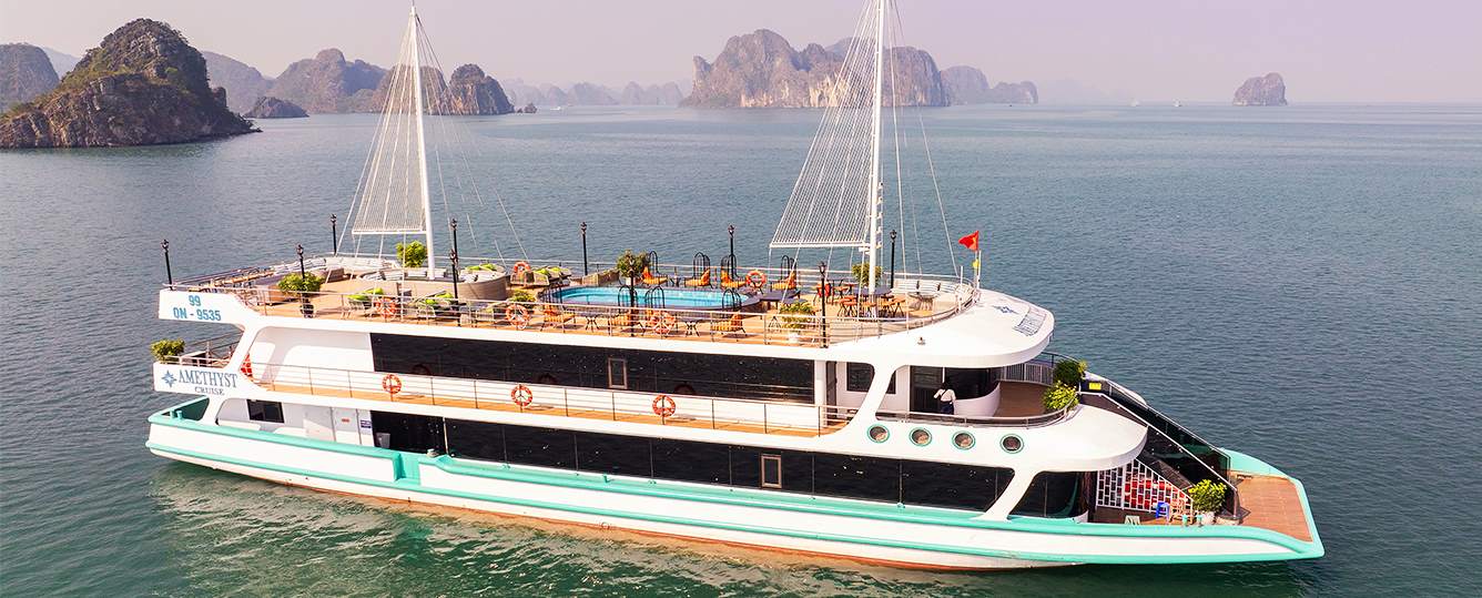 Amethyst Cruise - Halong Bay Day Cruise (7,5-Hour Cruise)