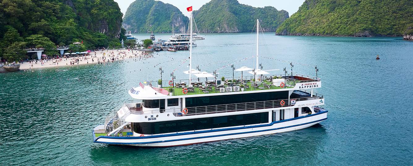 Arcady Premium Cruise - Halong Bay Day Cruise (6-Hour Cruise)