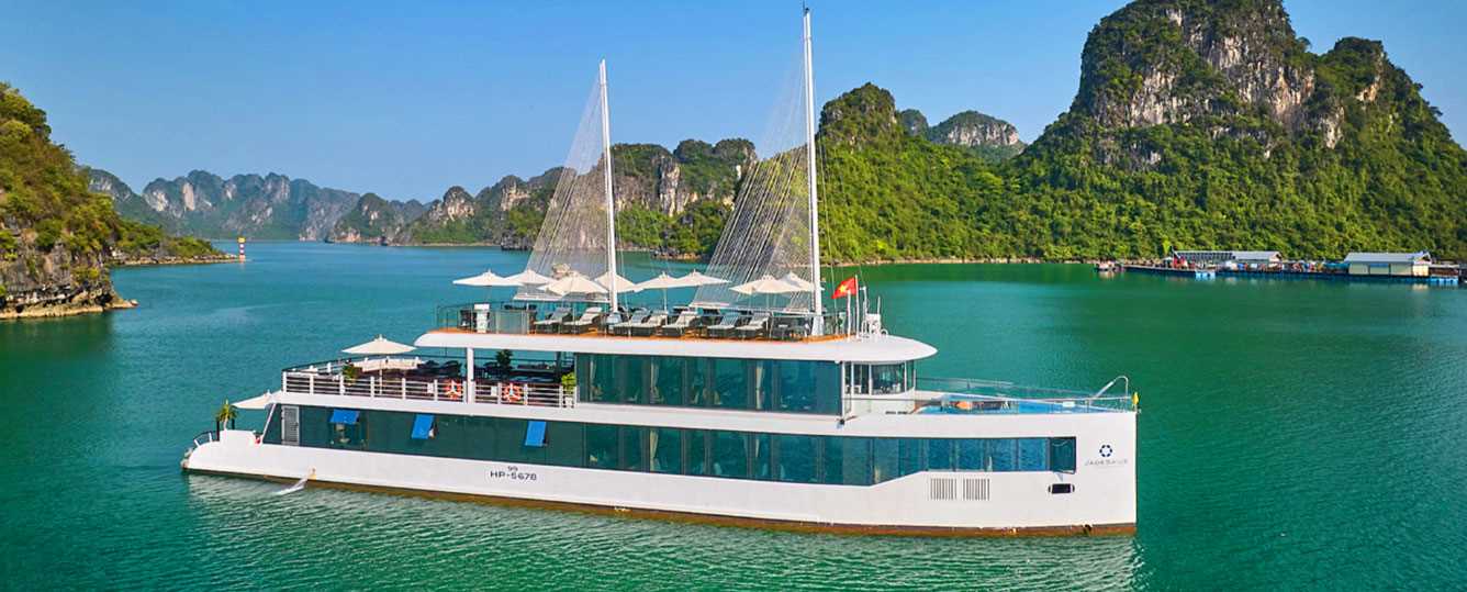 Jade Sails Cruise - Halong Bay & Lan Ha Bay - Day Tour (8-Hour Cruise) - Promotion