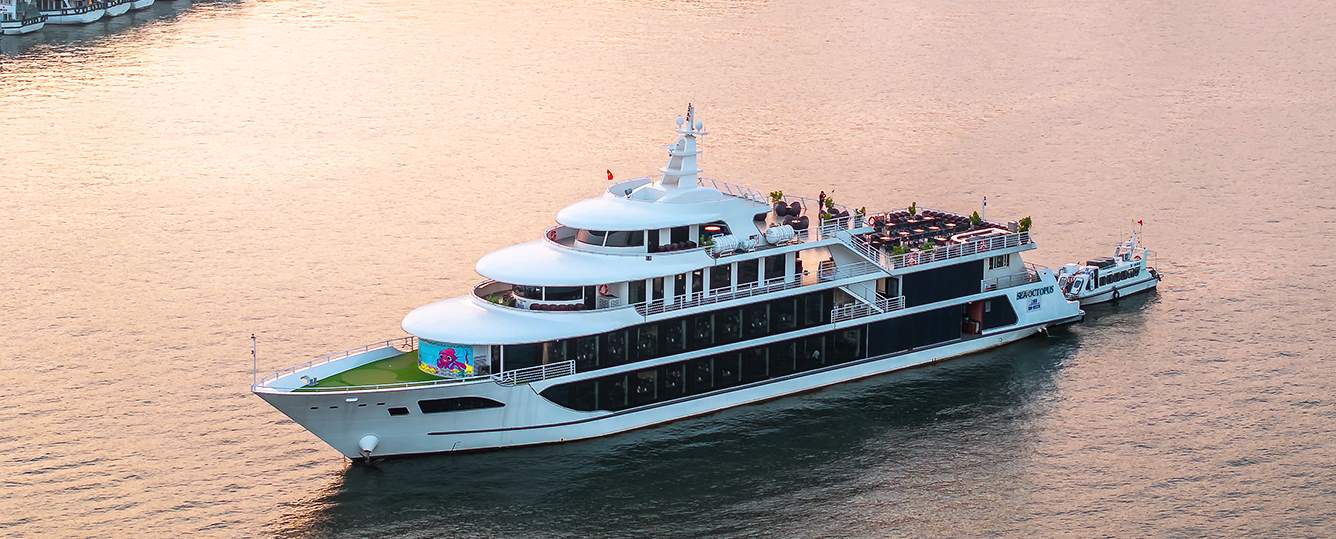 Sea Octopus Cruise - Halong Bay Day Cruise (7-Hour Cruise)